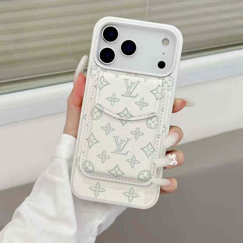 ルイヴィトン iphone18pro 17 pro max 16 15/17pro maxケース背面カード収納