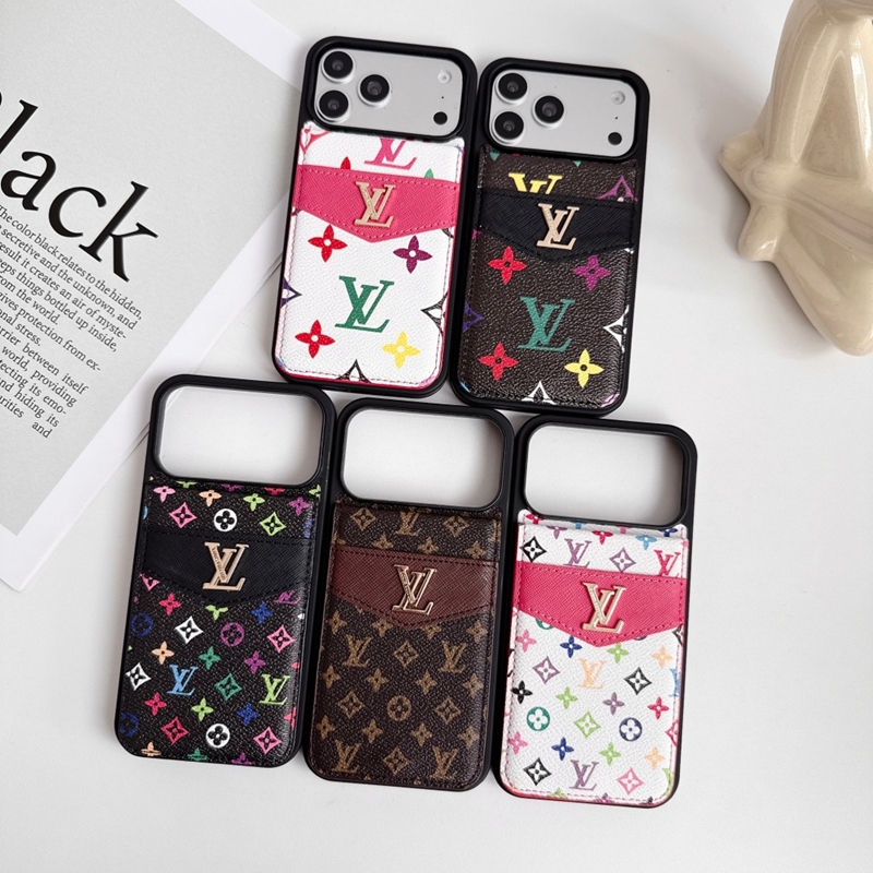 Lv ルイヴィトンギャラクシーアイホン18 17 18pro nax ケースカード入れ