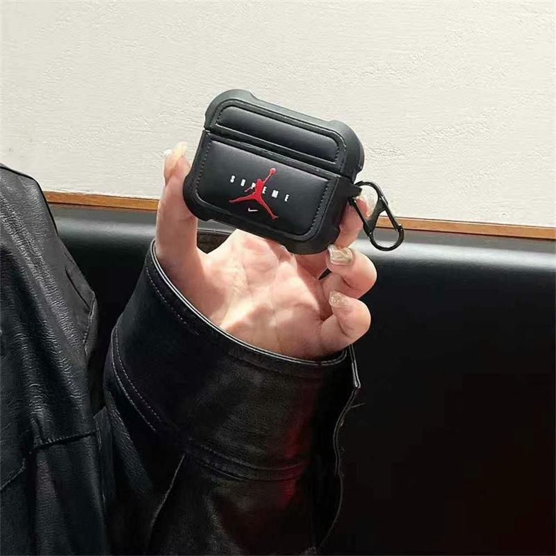 Supreme シュプリームブランドAirpods5 Pro2 3 4ケースストラップ付き便利