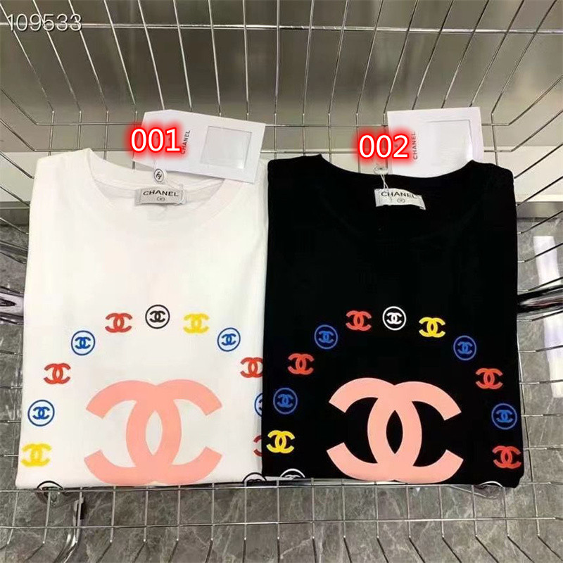 シャネル tシャツハイブランドCHANEL コットン 透気性がよい