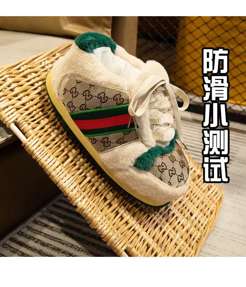 GUCCI グッチ もこもこスリッパ 可愛い 美脚 滑り止め