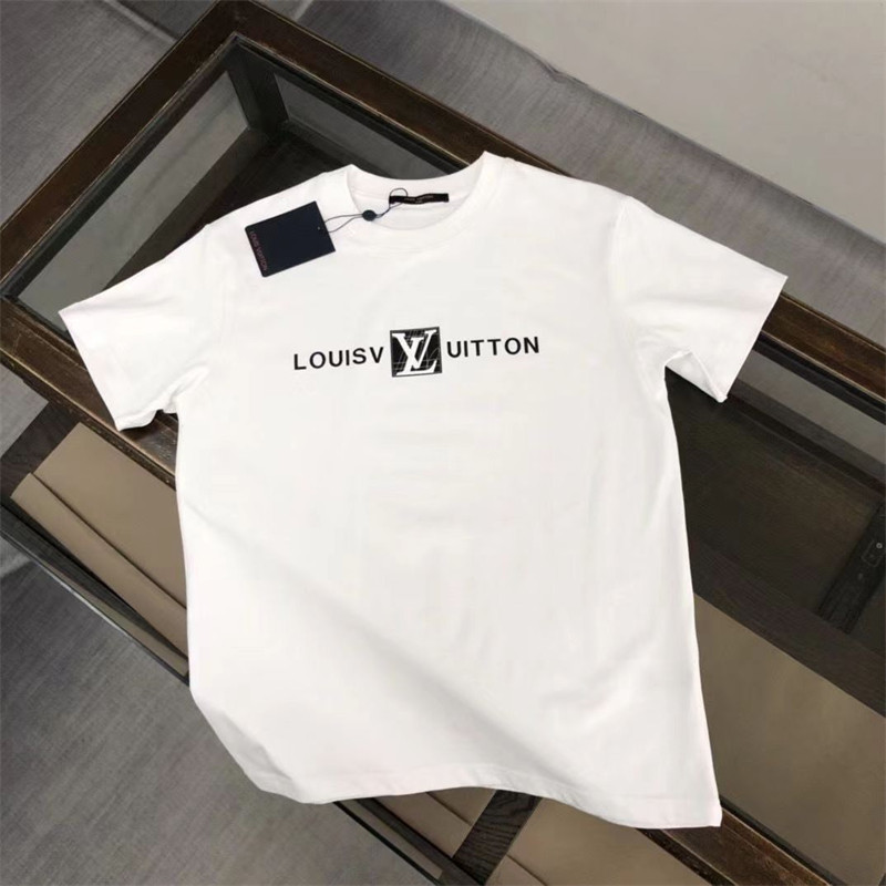 lv ハイブランド夏 半袖 涼しいTシャツ 無地 半袖